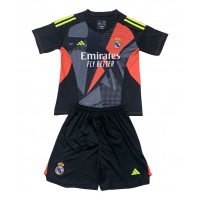 Maglia Calcio Real Madrid Portiere Seconda Divisa Bambino 2024-25 Manica Corta (+ pantaloncini)